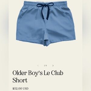 Cadets Older Boy’s Le Club Short Size 10-12